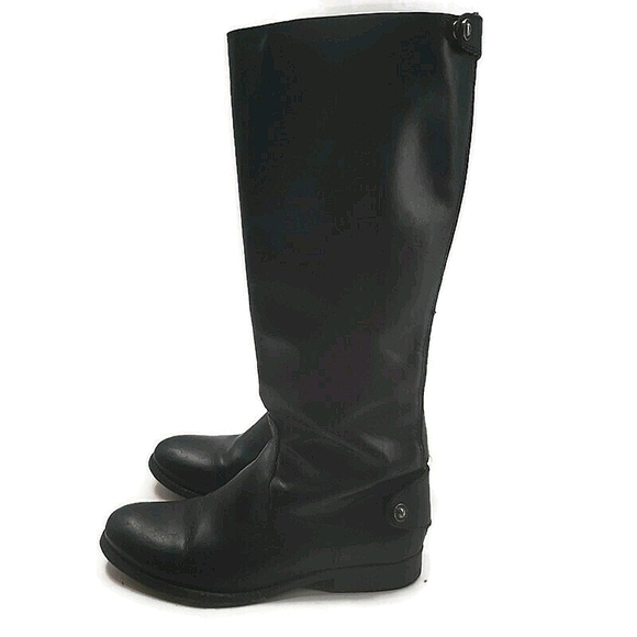 FRYE Melissa black button back zip boots sz 6 - Picture 2 of 12